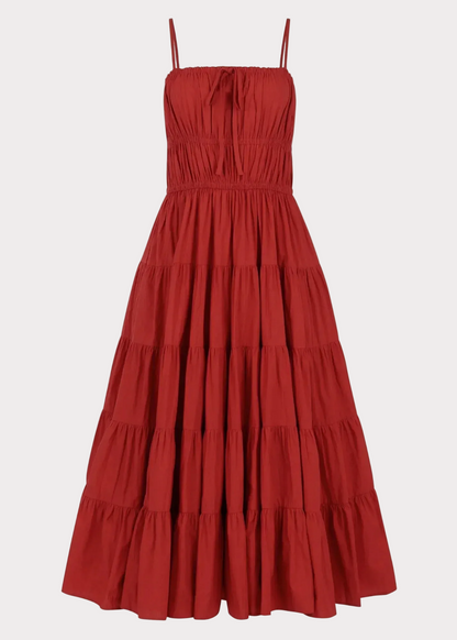Birdie Dress Red