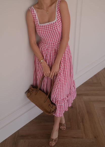 Daze Dress Red Gingham