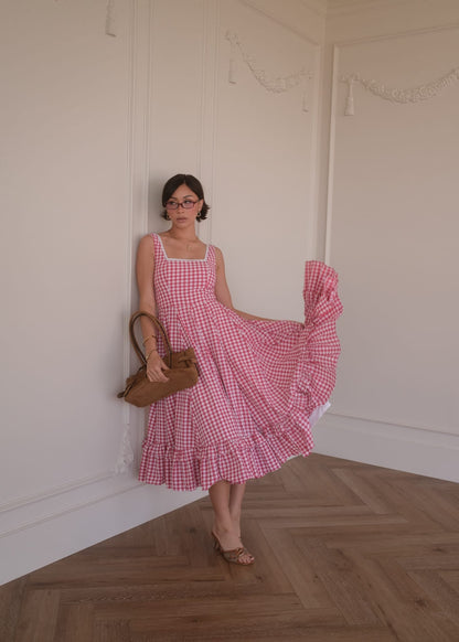 Daze Dress Red Gingham