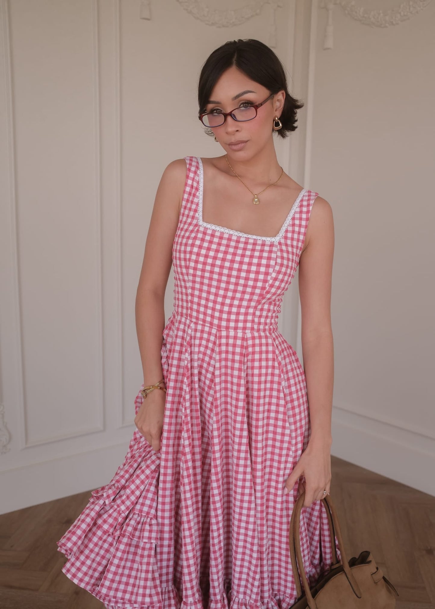 Daze Dress Red Gingham