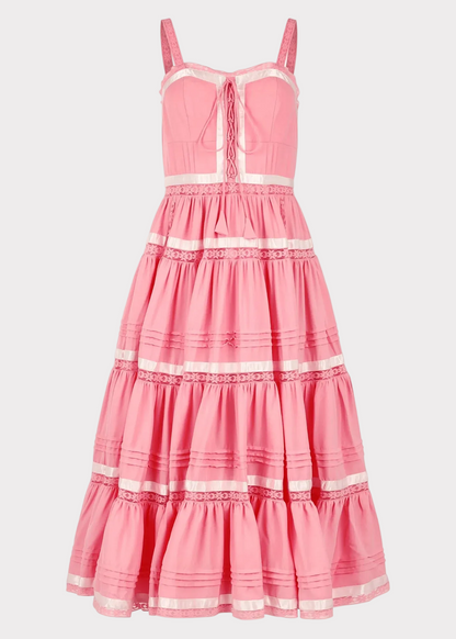 Delores Dress in Pink