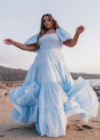 Luna Dress Blue