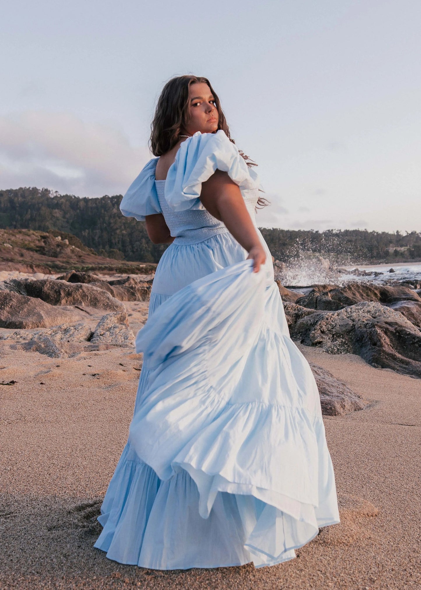 Luna Dress Blue