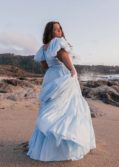Luna Dress Blue