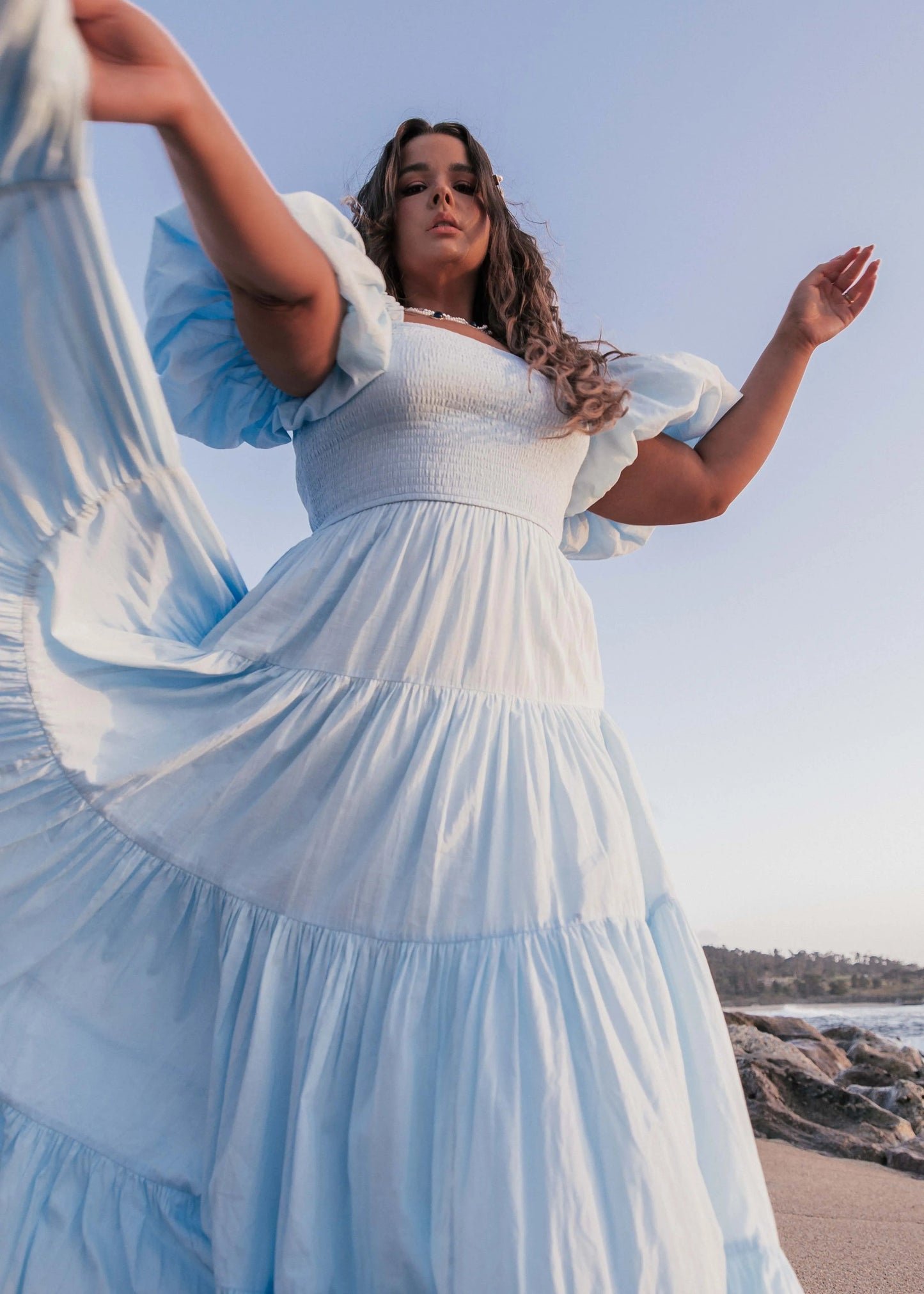 Luna Dress Blue