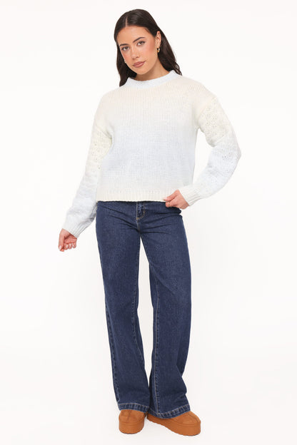 Arwen Ombre Sweater - Blue Multi