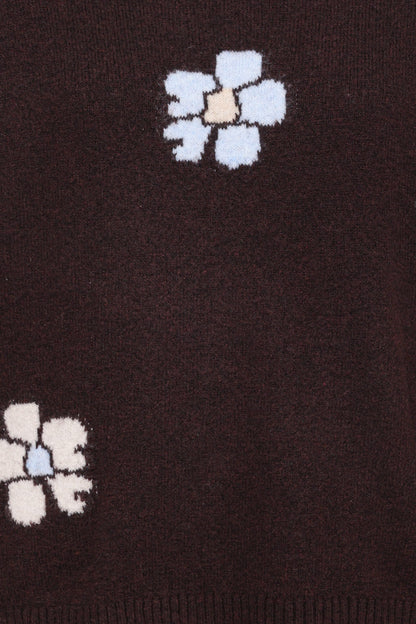 Ashara Knit Sweater - Cocoa Brown