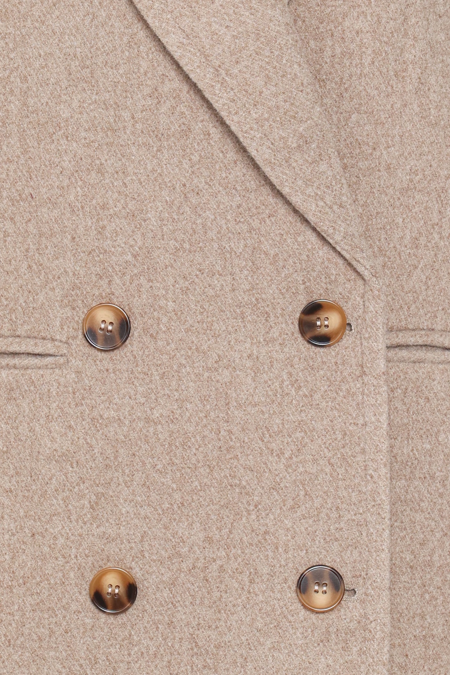 Cartia Shawl Collar Car Coat - Taupe