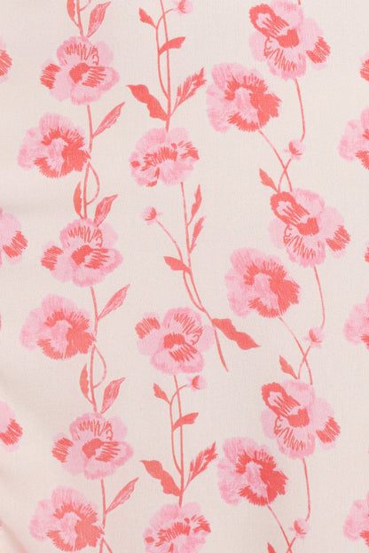 Charli Maxi Dress - Pink Floral