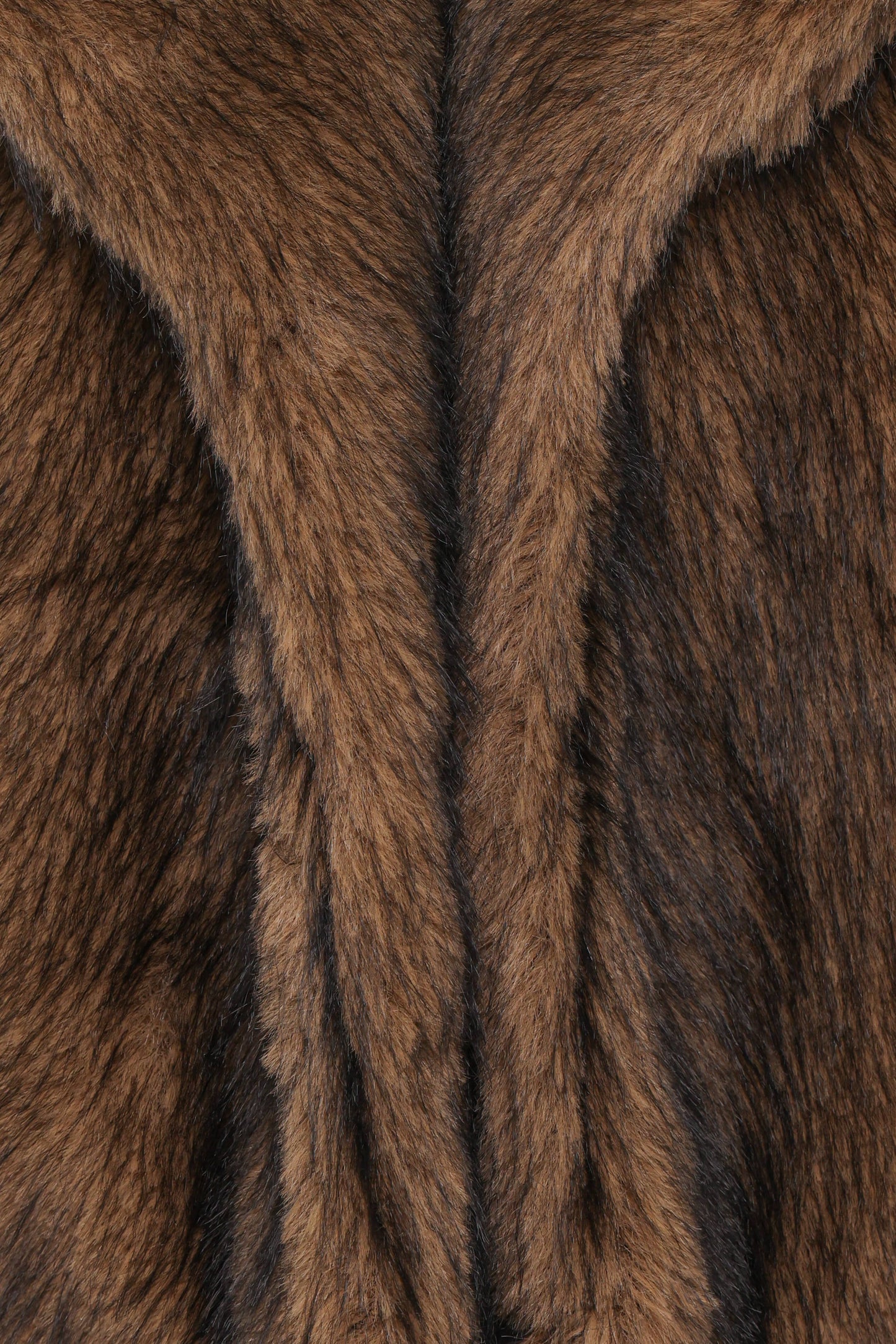 Carmie Fur Collared Jacket - Brown