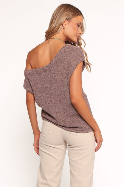 Coco Knit Top - Chocolate