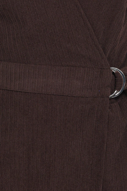 Vesper Corduroy Romper - Chocolate