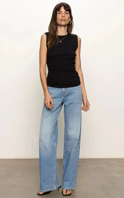 Ribbed Ruched Tank