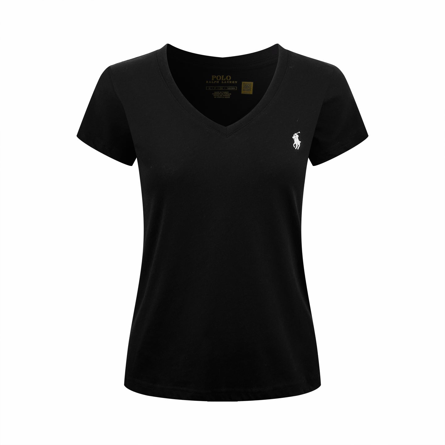 2026 Women’s RL Embroidered V-neck Short-sleeved Top (FF743)